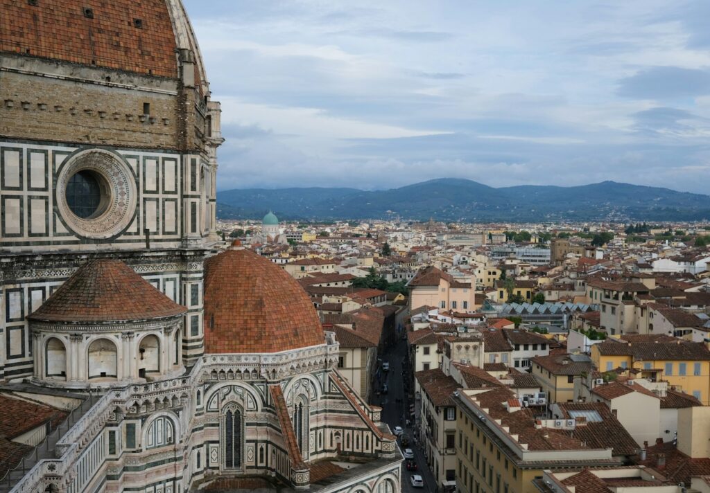 Florence rooftops and the Duomo dome